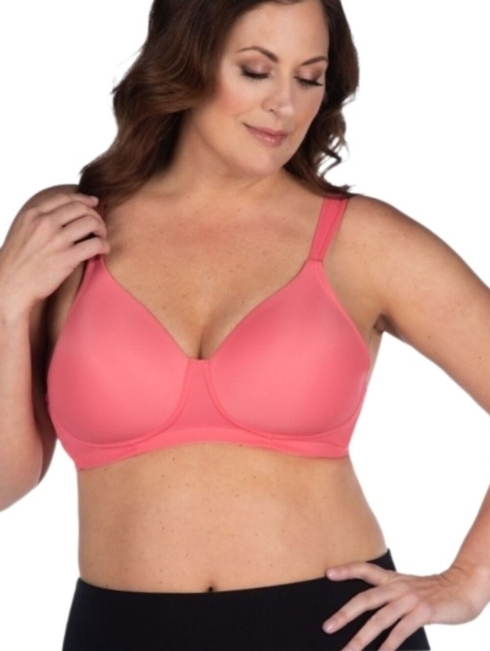 Leading Lady Bra The Brigitte Coral Plus Size 52G